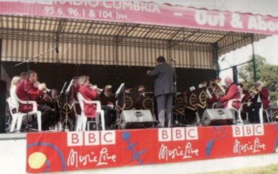 BBC Radio Cumbria broadcast Music Live from Rickerby Park at the Cumberland Show July 2003